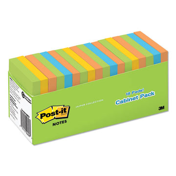 Post-it® Notes Original Pads In Floral Fantasy Colors Cabinet Pack, 3 X 3, 100 Notes-pad, 18 Pads-pack freeshipping - TVN Wholesale